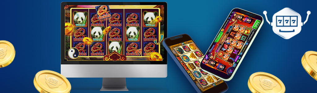 slot game on desktop and mobile